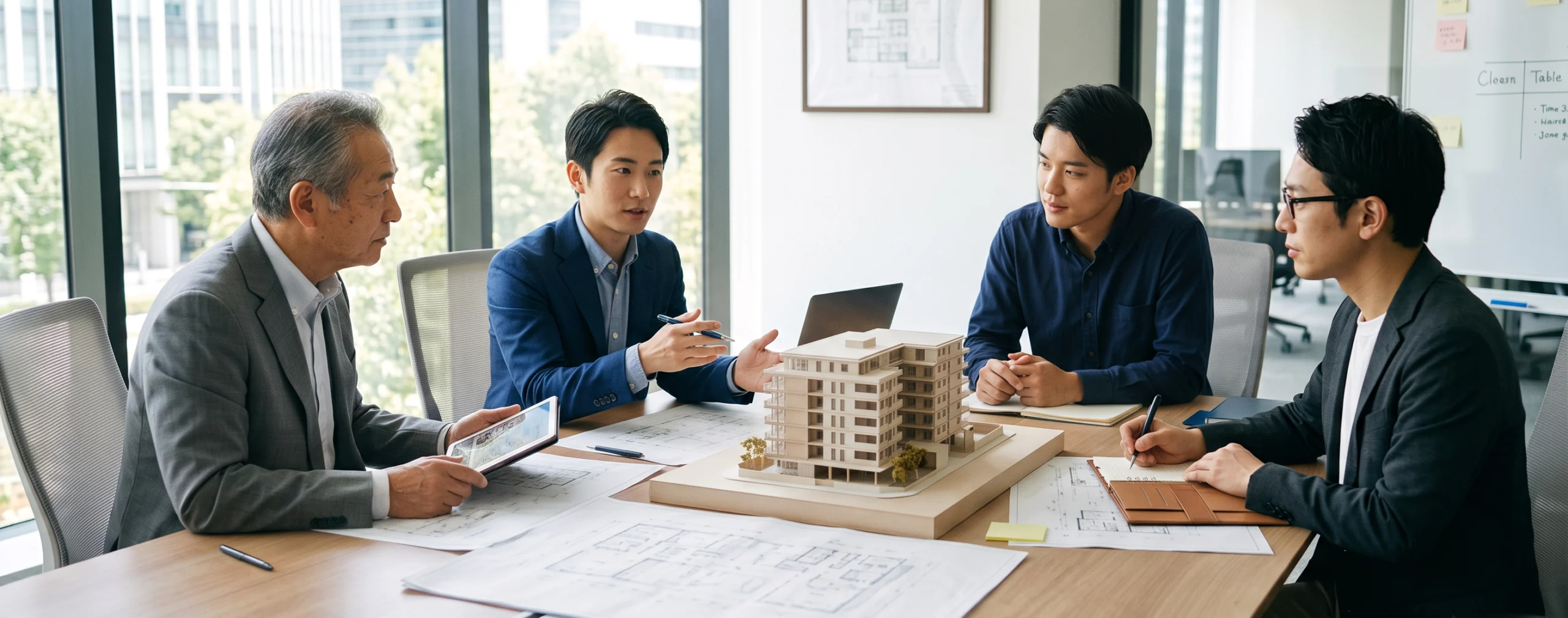 分離発注方式に関する打ち合わせ風景